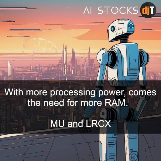 It's already known that MU is a beneficiary of AI, but LRCX is worth watching, as well. 

$LRCX (Lam Research) is on my watchlist as it continues to consolidation over the last few months. I like it for the back 1/2 of the year, but AI is very news driven and could drive more volatility into LRCX.

#investing #ai #stocks #stockmarket #retirementincome